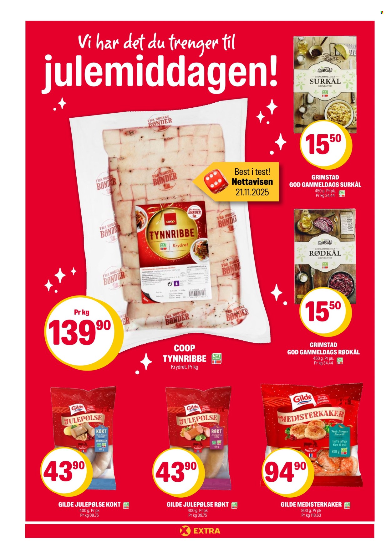 Kundeavis Coop Extra - 24.11.2025 - 30.11.2025. Side 16