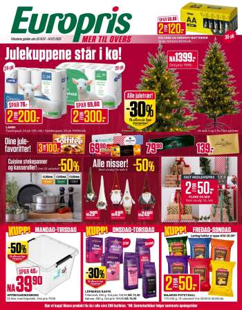Kundeavis Europris - 8.12.2025 - 14.12.2025.