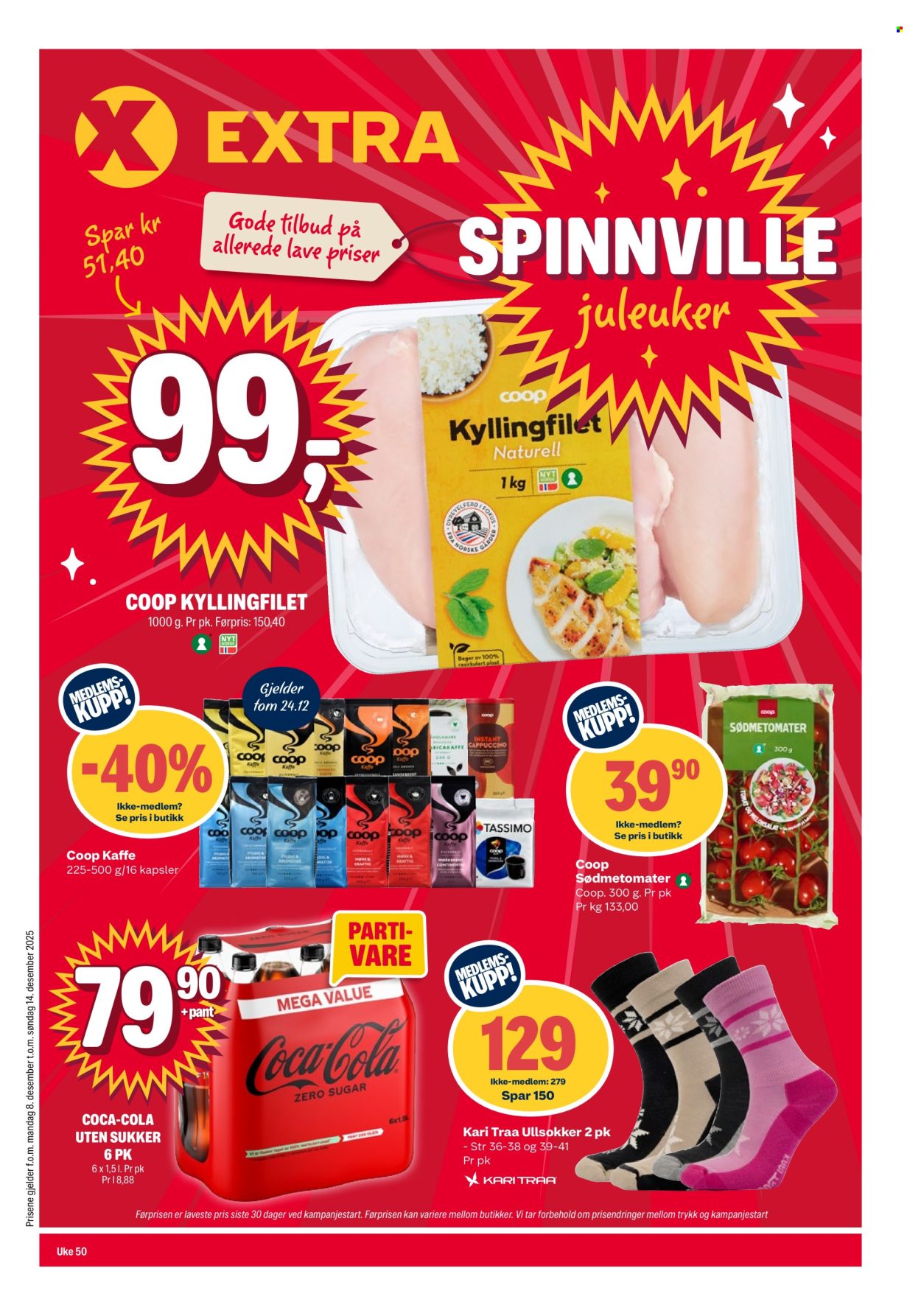 Kundeavis Coop Extra - 8.12.2025 - 14.12.2025. Side 1