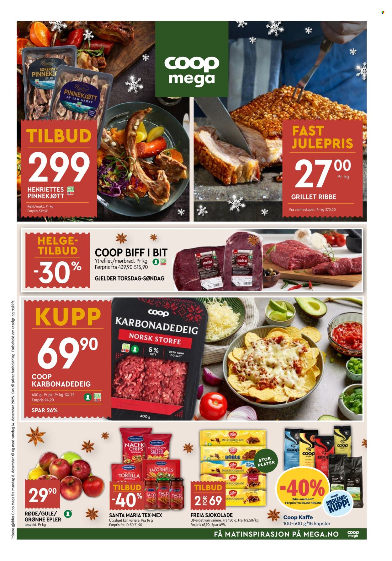 Kundeavis Coop Mega - 8.12.2025 - 14.12.2025. Side 1