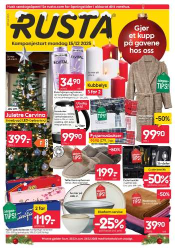 Kundeavis Rusta - 15.12.2025 - 23.12.2025.