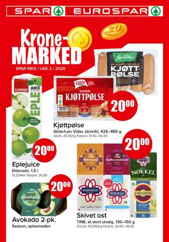 Kundeavis SPAR - 5.1.2026 - 11.1.2026.