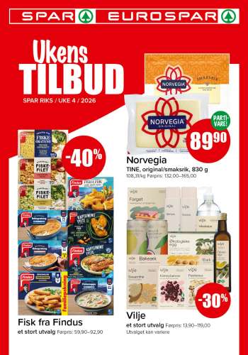 Kundeavis SPAR - 19.1.2026 - 25.1.2026.
