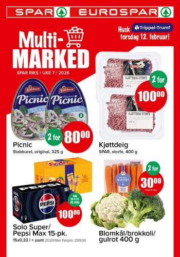 Kundeavis SPAR - 9.2.2026 - 15.2.2026.