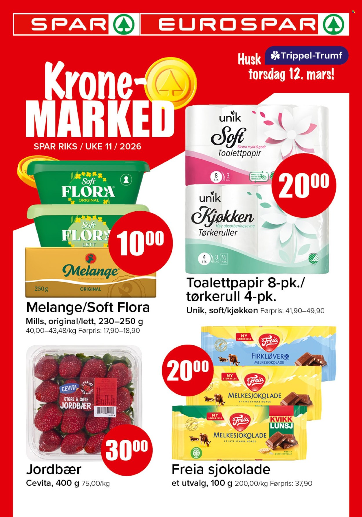 Kundeavis SPAR - 9.3.2026 - 15.3.2026. Side 1