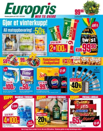 Kundeavis Europris - 9.3.2026 - 14.3.2026.