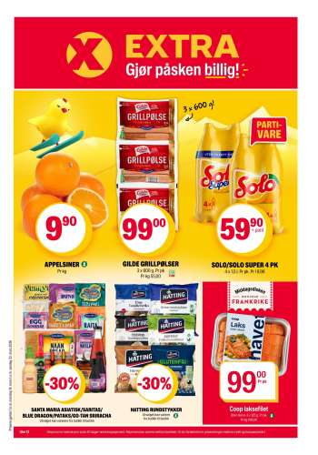 Kundeavis Coop Extra - 16.3.2026 - 22.3.2026.