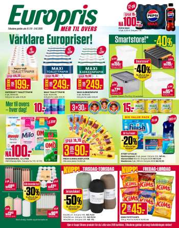 Kundeavis Europris - 7.4.2026 - 11.4.2026.