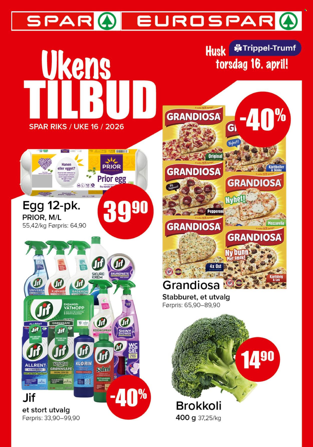 Kundeavis SPAR - 13.4.2026 - 19.4.2026. Side 1