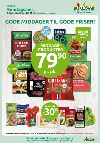 Kundeavis Joker - 26.4.2026 - 26.4.2026.