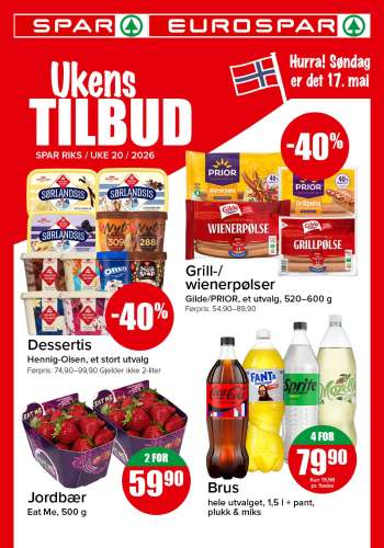 Kundeavis SPAR - 11.5.2026 - 17.5.2026.