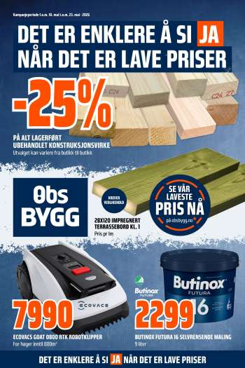Kundeavis Coop Obs BYGG - 10.5.2026 - 23.5.2026.