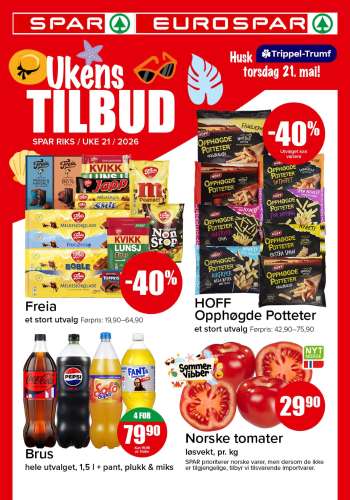 Kundeavis SPAR - 18.5.2026 - 24.5.2026.