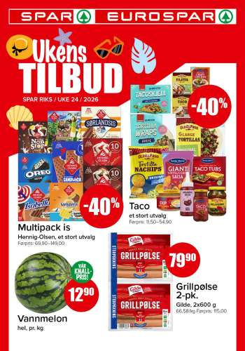 Kundeavis SPAR - 8.6.2026 - 14.6.2026.