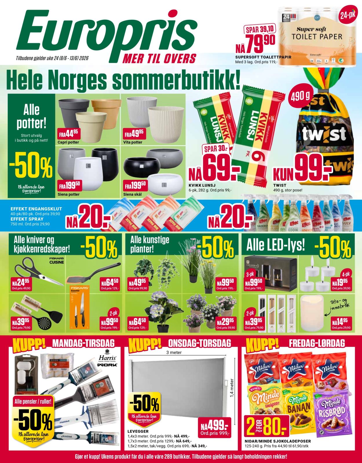 Kundeavis Europris - 8.6.2026 - 13.6.2026. Side 1