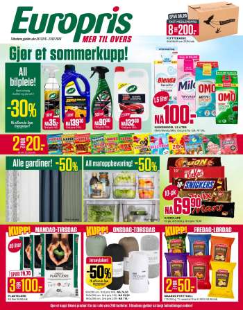 Kundeavis Europris - 22.6.2026 - 27.6.2026.
