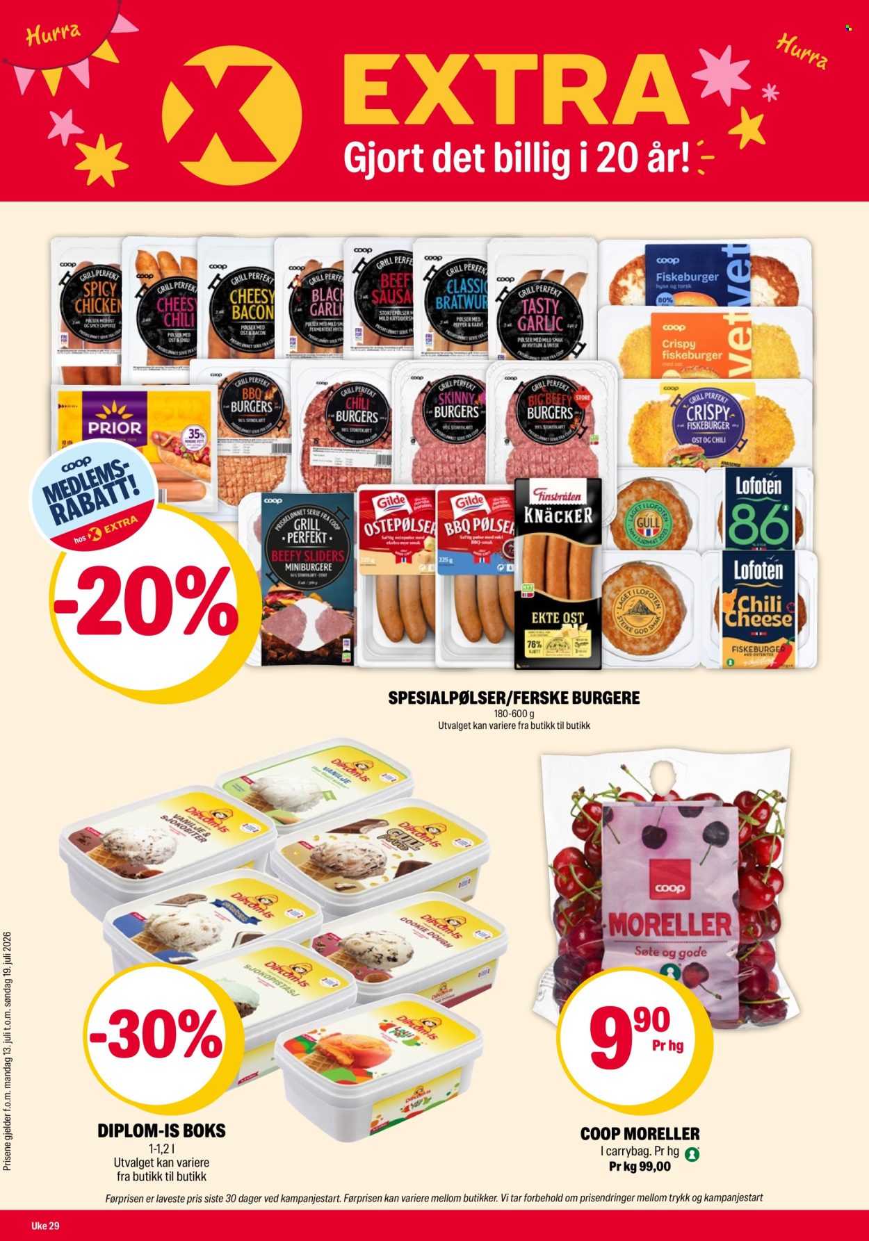 Kundeavis Coop Extra - 13.7.2026 - 19.7.2026. Side 1