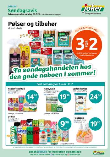 Kundeavis Joker - 26.7.2026 - 26.7.2026.