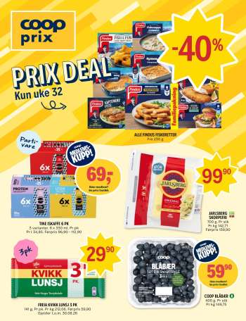Kundeavis Coop Prix - 3.8.2026 - 9.8.2026.