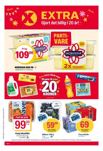 Kundeavis Coop Extra - 10.8.2026 - 16.8.2026.