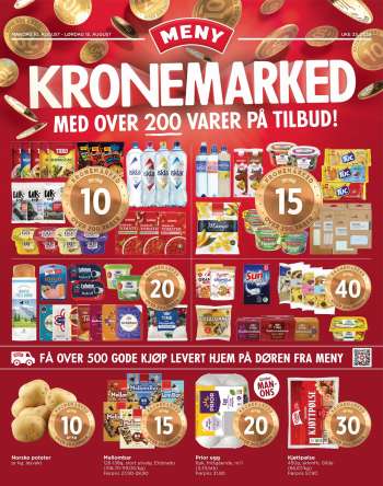 Kundeavis MENY - 10.8.2026 - 15.8.2026.