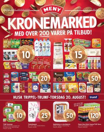 Kundeavis MENY - 17.8.2026 - 22.8.2026.