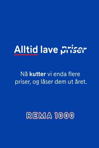 Kundeavis Rema 1000 - 17.8.2026 - 29.8.2026.