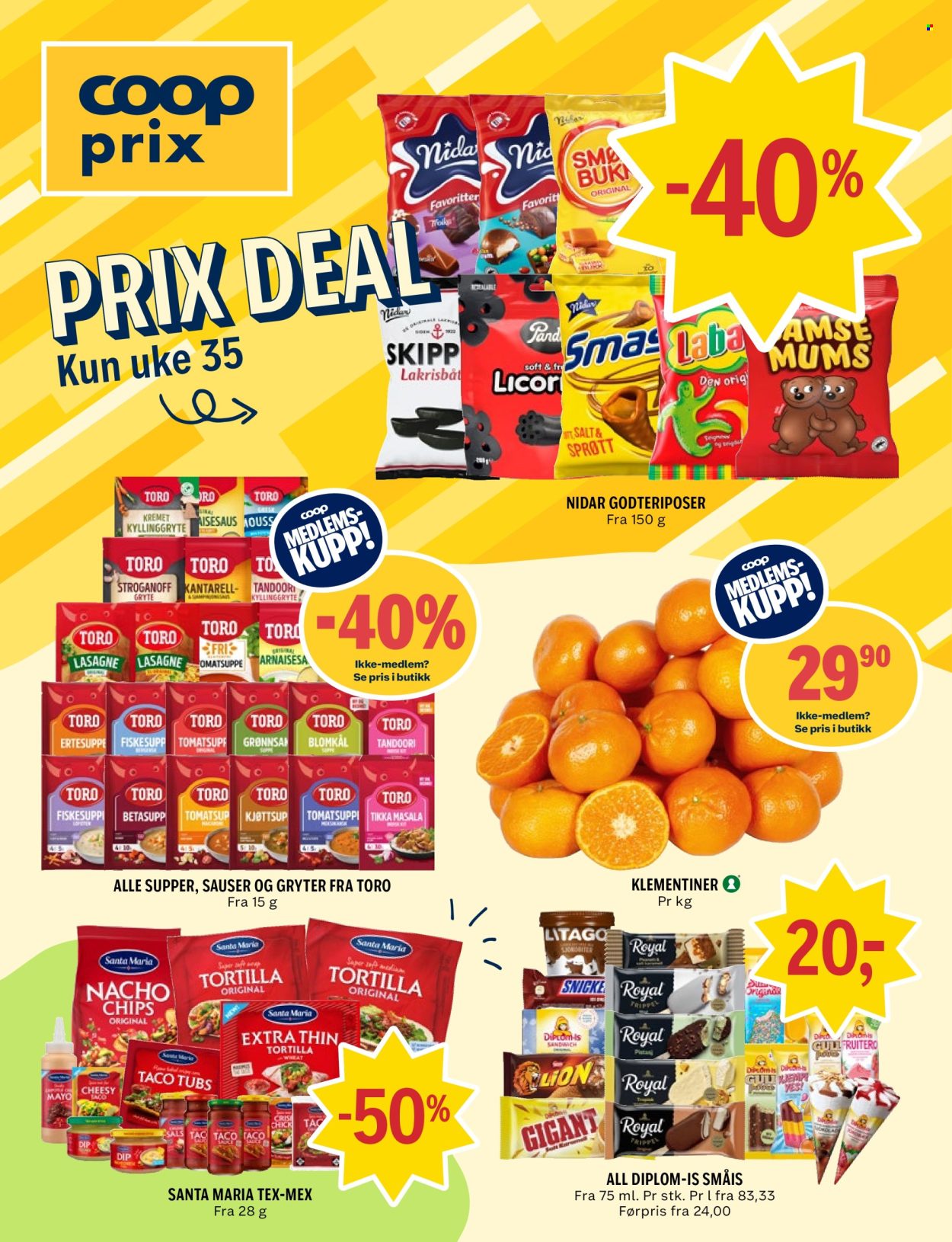 Kundeavis Coop Prix - 24.8.2026 - 30.8.2026. Side 1