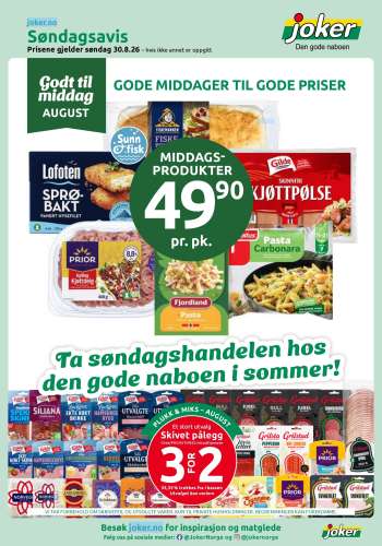 Kundeavis Joker - 30.8.2026 - 30.8.2026.