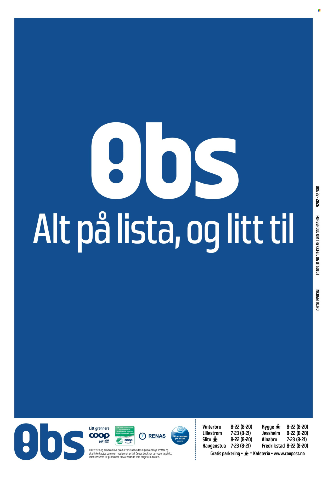 Kundeavis Coop Obs - 6.9.2026 - 12.9.2026. Side 28