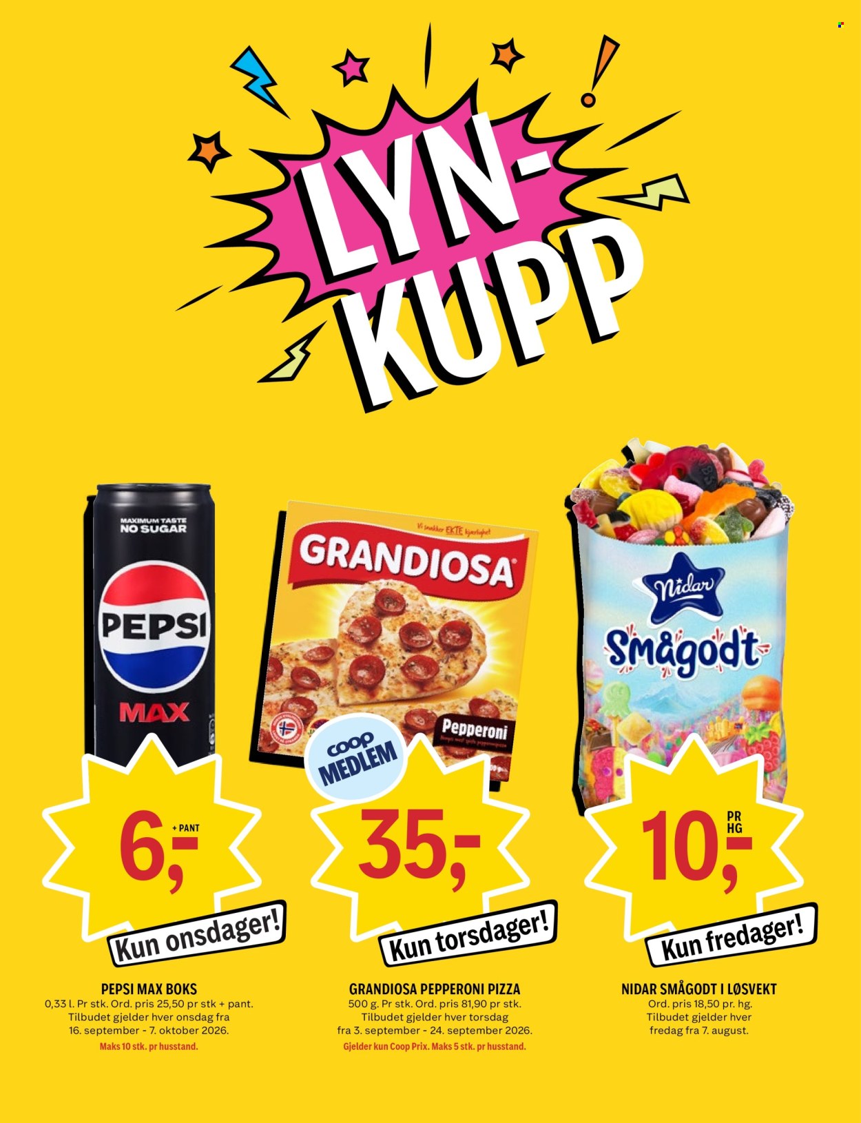 Kundeavis Coop Prix - 14.9.2026 - 20.9.2026. Side 9
