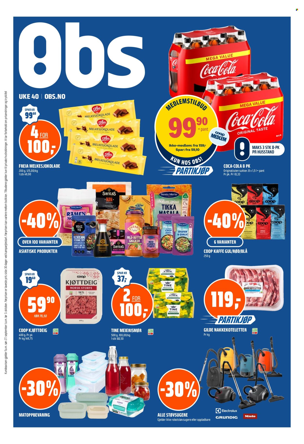 Kundeavis Coop Obs - 27.9.2026 - 3.10.2026. Side 1