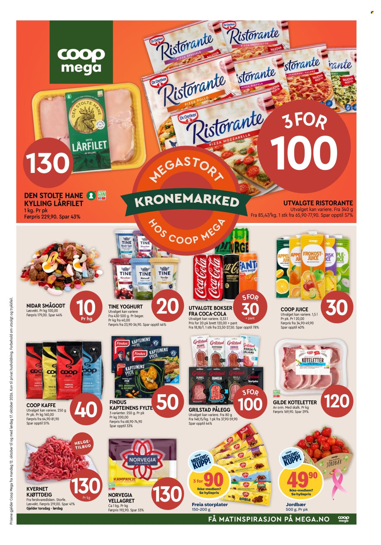 Kundeavis Coop Mega - 12.10.2026 - 17.10.2026. Side 1