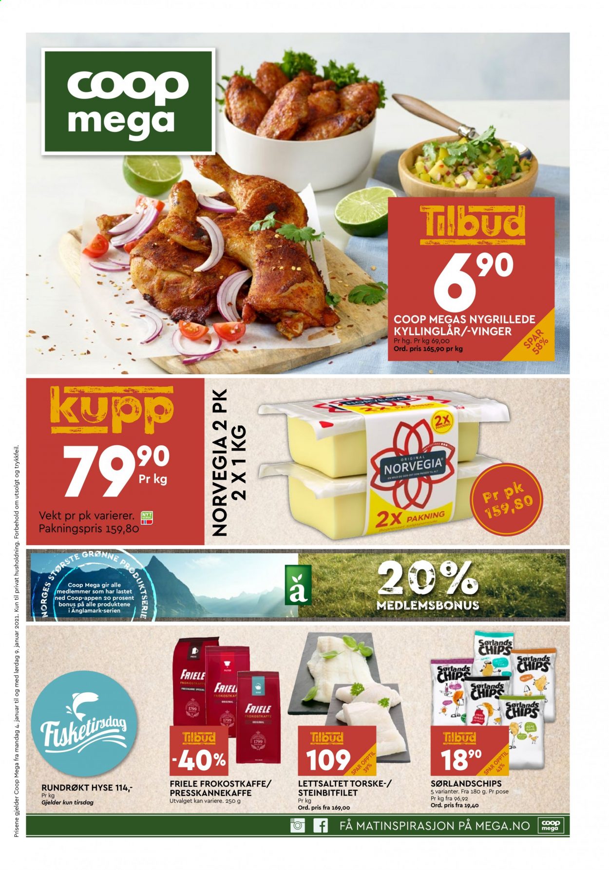 Kundeavis Coop Mega - 4.1.2021 - 9.1.2021. Side 1