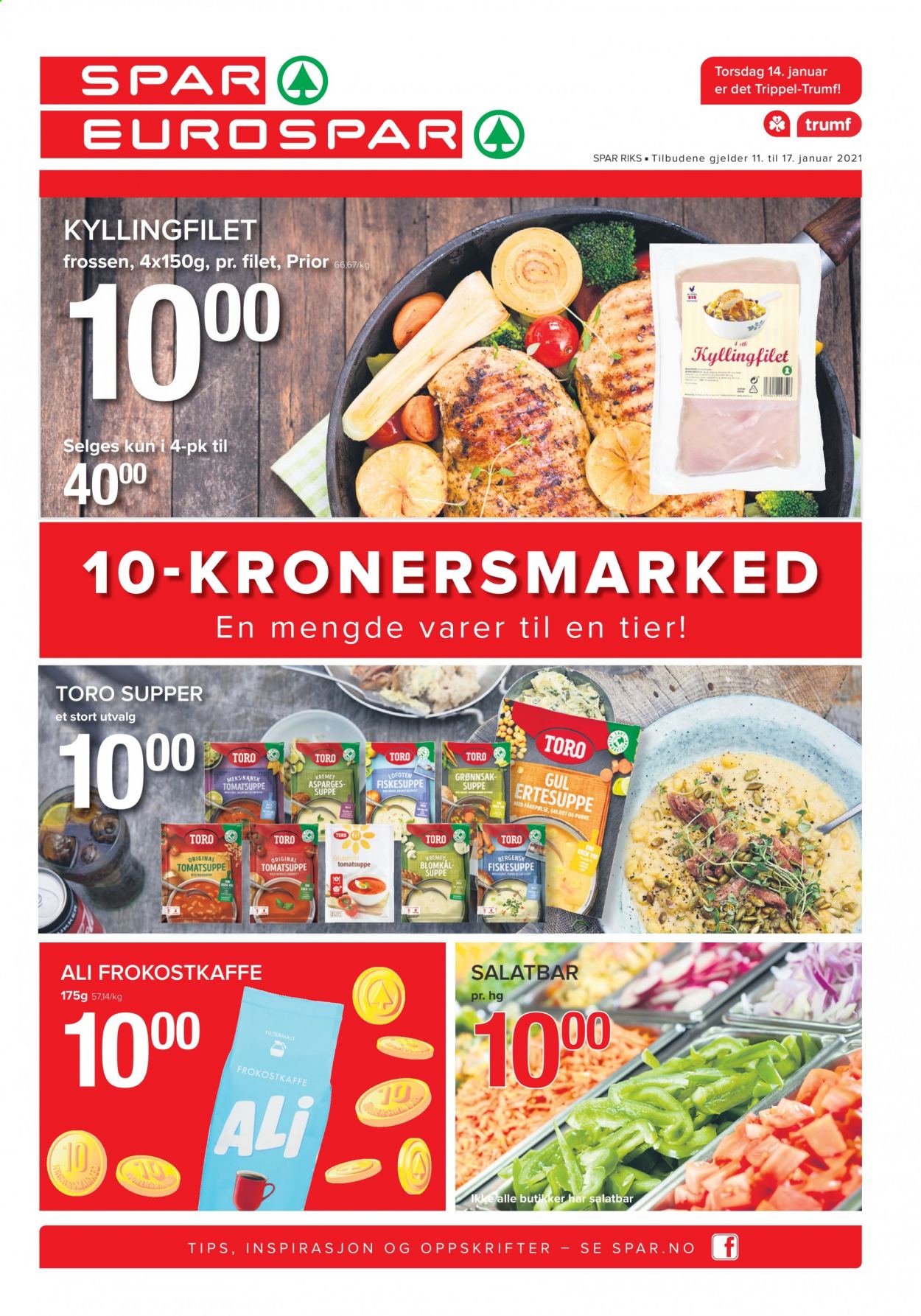 Kundeavis SPAR - 11.1.2021 - 17.1.2021. Side 1