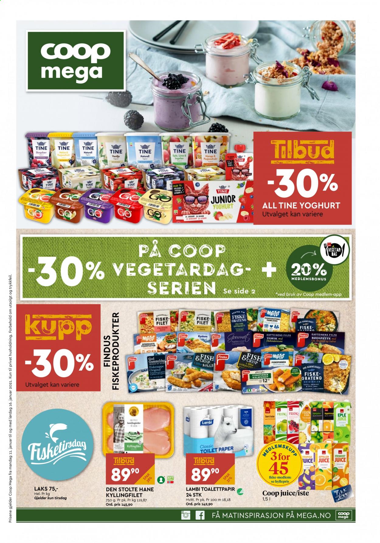 Kundeavis Coop Mega - 11.1.2021 - 16.1.2021. Side 1