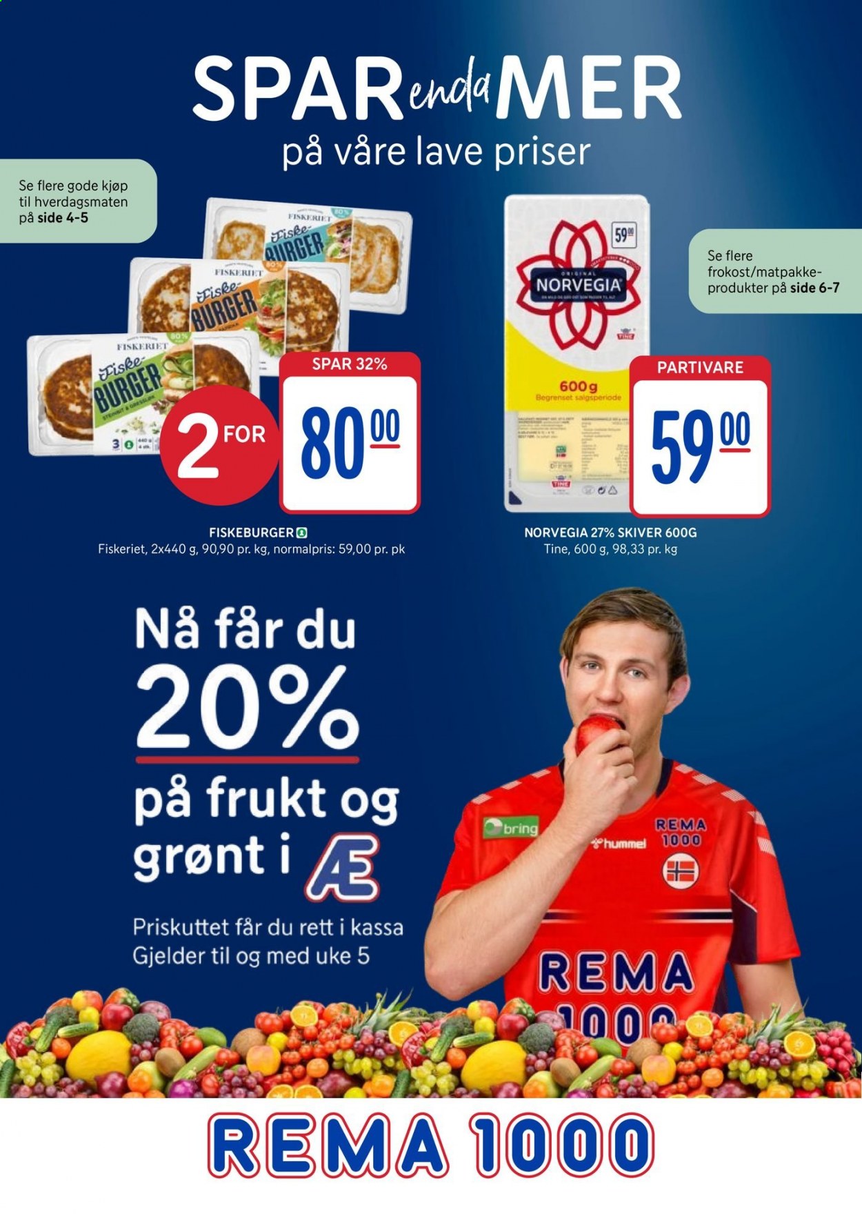 Kundeavis Rema 1000 - 11.1.2021 - 24.1.2021. Side 1