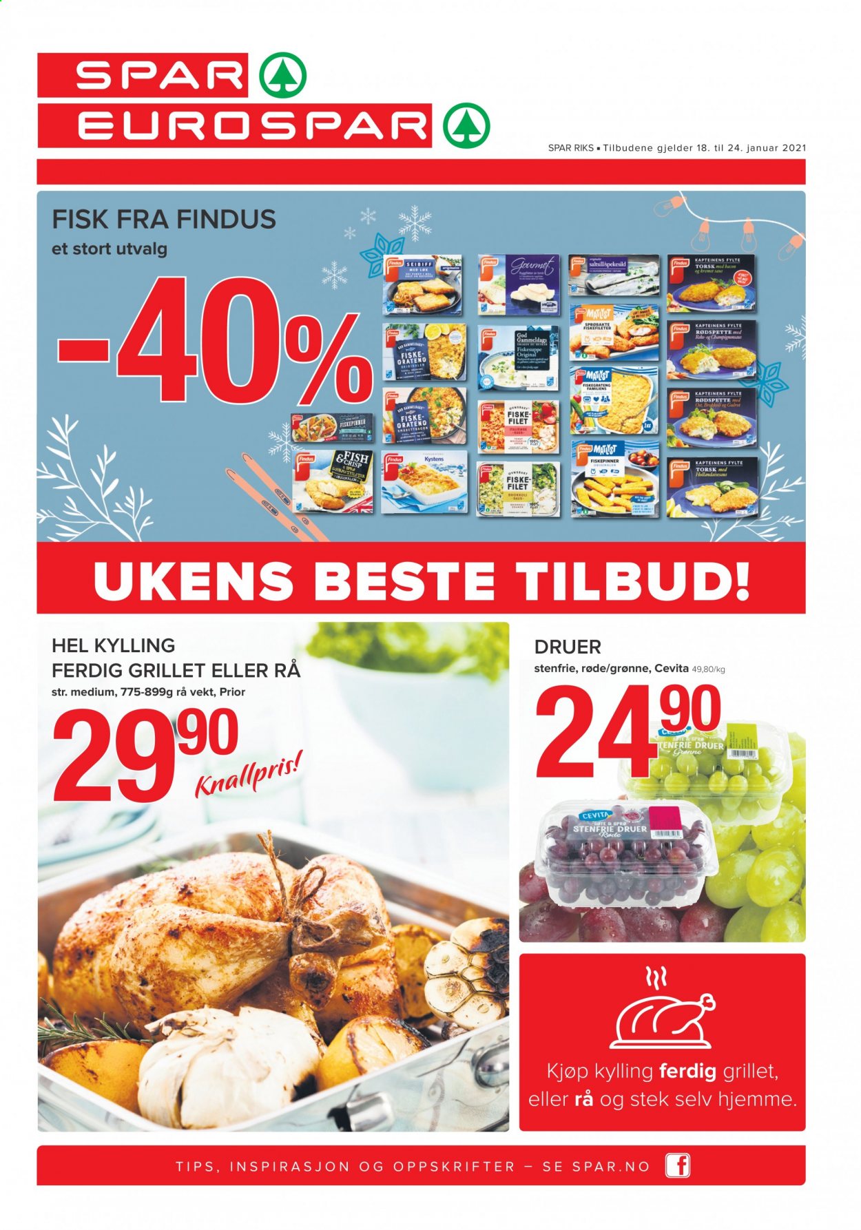 Kundeavis SPAR - 18.1.2021 - 24.1.2021. Side 1