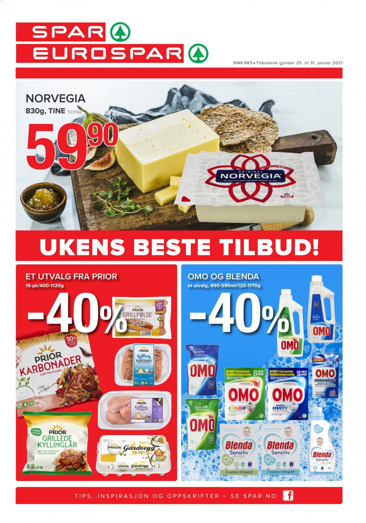 Kundeavis SPAR - 25.1.2021 - 31.1.2021. Side 1