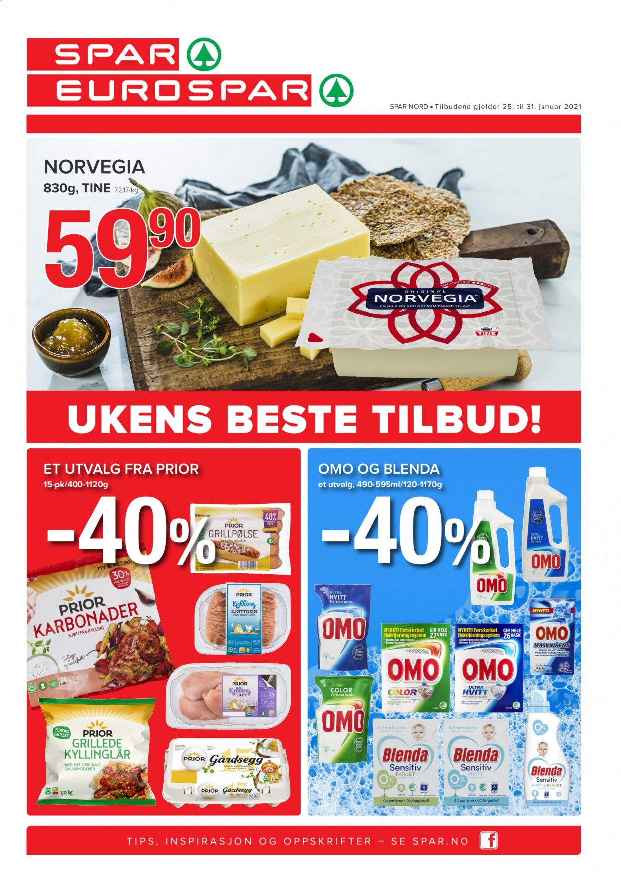 Kundeavis SPAR - 25.1.2021 - 31.1.2021. Side 1