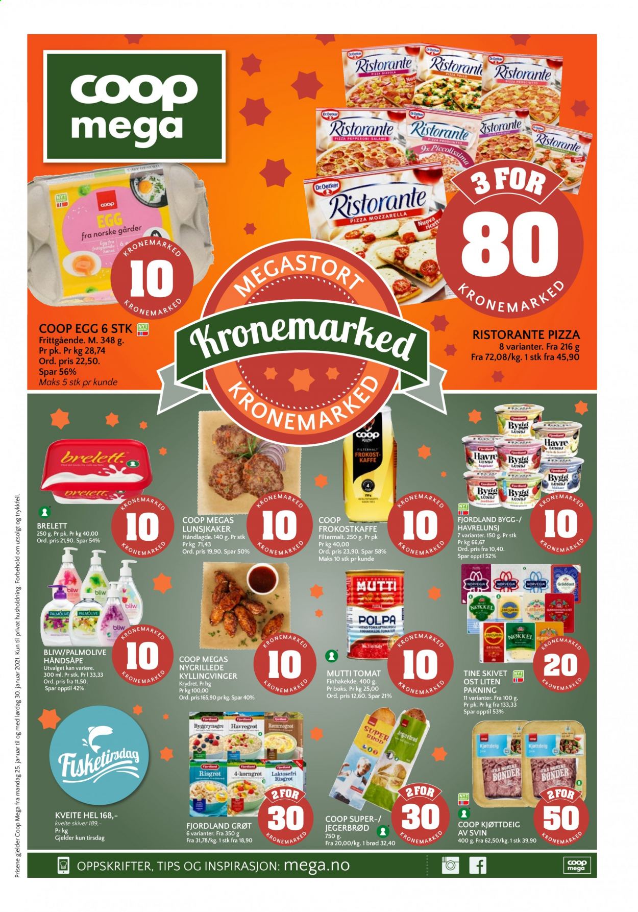 Kundeavis Coop Mega - 25.1.2021 - 30.1.2021. Side 1