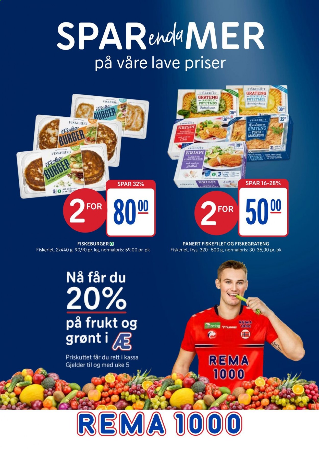 Kundeavis Rema 1000 - 25.1.2021 - 7.2.2021. Side 1