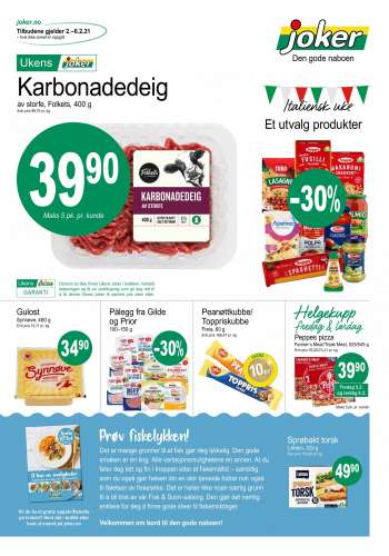 Kundeavis Joker - 02.02.2021 - 06.02.2021.