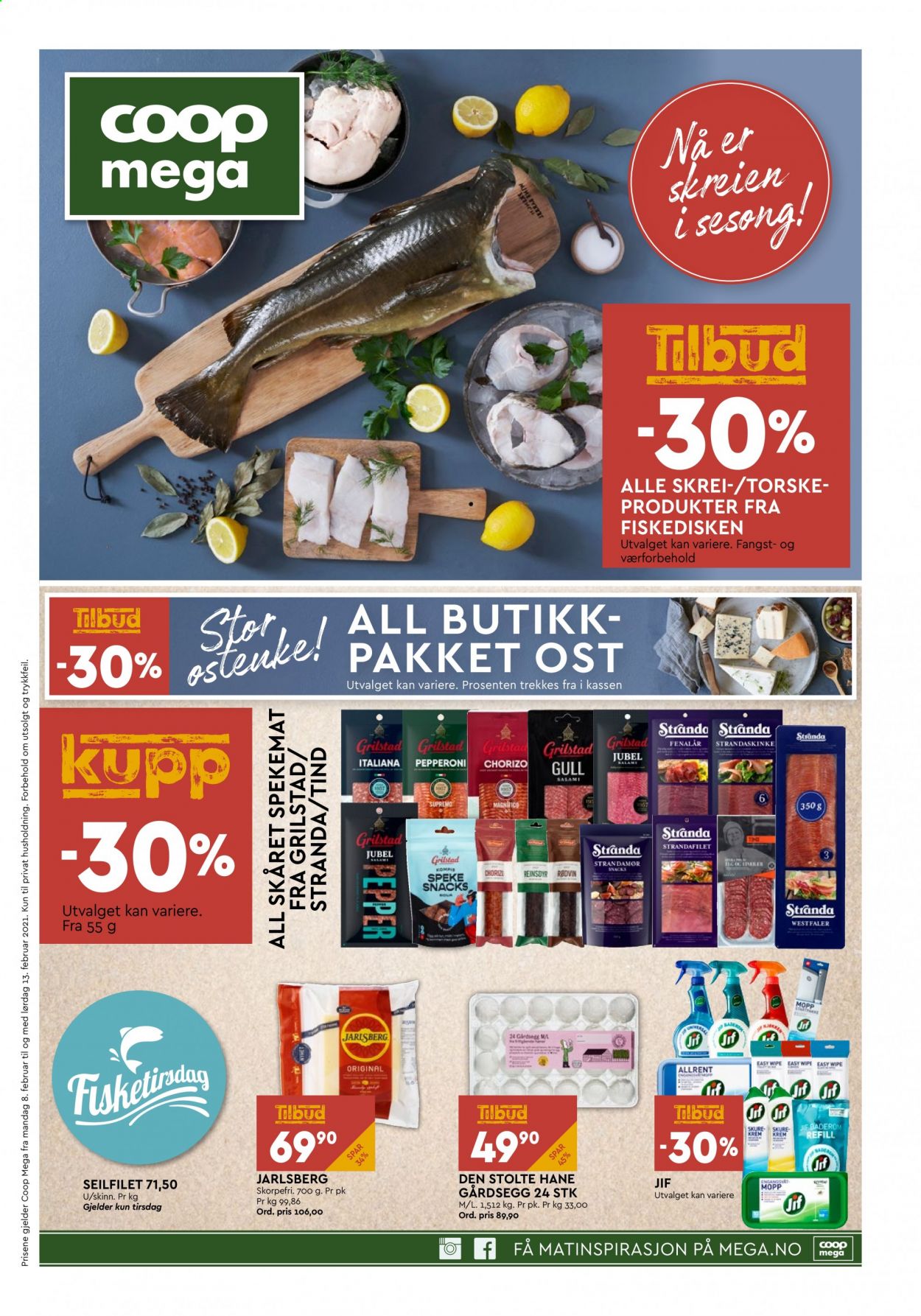 Kundeavis Coop Mega - 8.2.2021 - 13.2.2021. Side 1