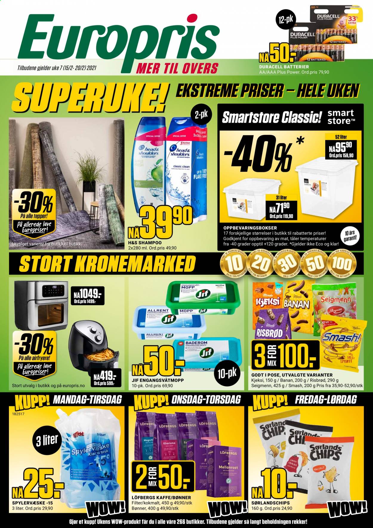 Kundeavis Europris - 15.2.2021 - 20.2.2021. Side 1