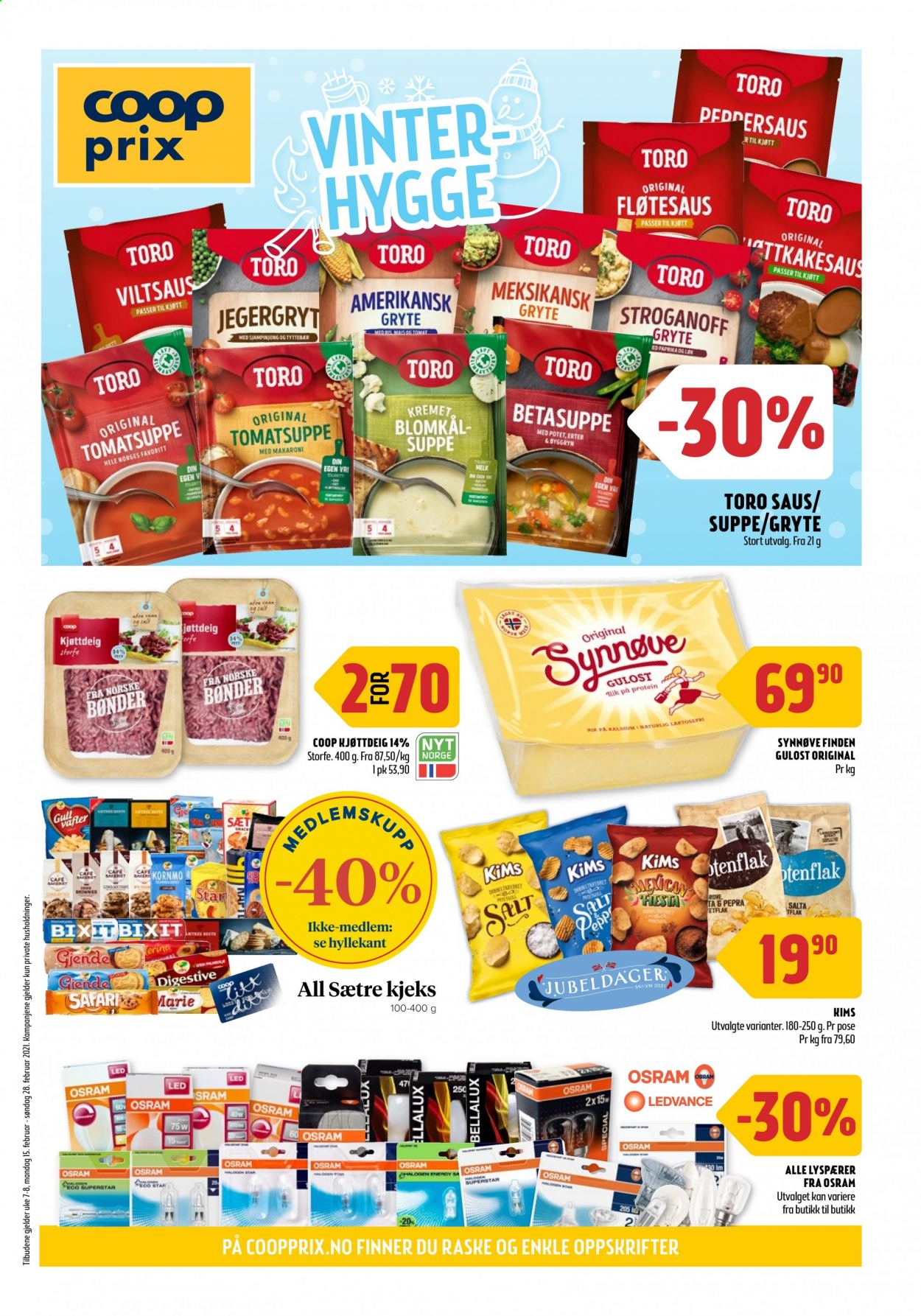 Kundeavis Coop Prix - 15.2.2021 - 28.2.2021. Side 1