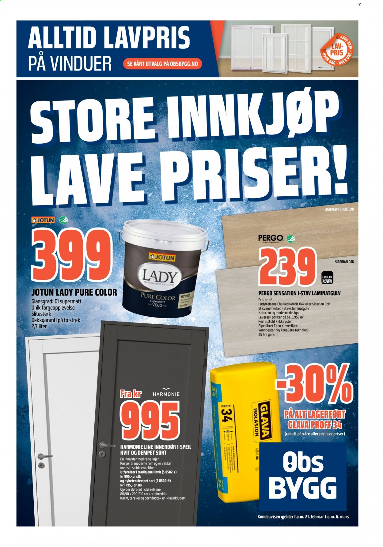 Kundeavis Coop Obs BYGG - 21.2.2021 - 6.3.2021. Side 1