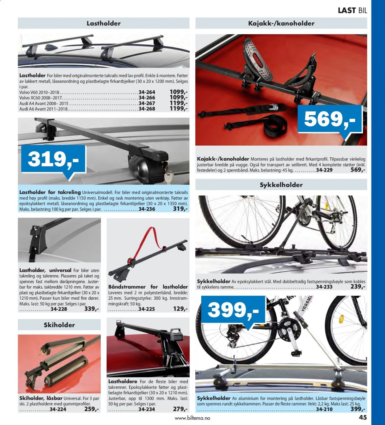 thumbnail - Kundeavis Biltema - Produkter fra tilbudsaviser - verktøy. Side 45.