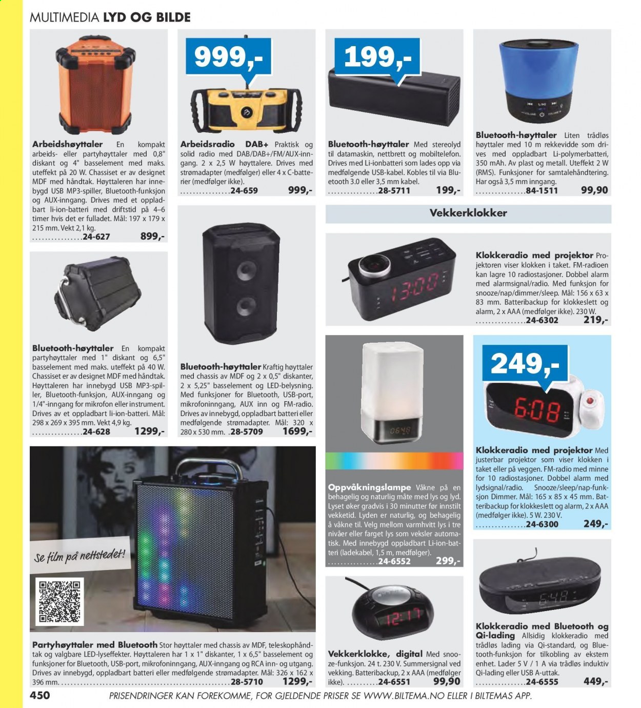 thumbnail - Kundeavis Biltema - Produkter fra tilbudsaviser - batteri. Side 450.