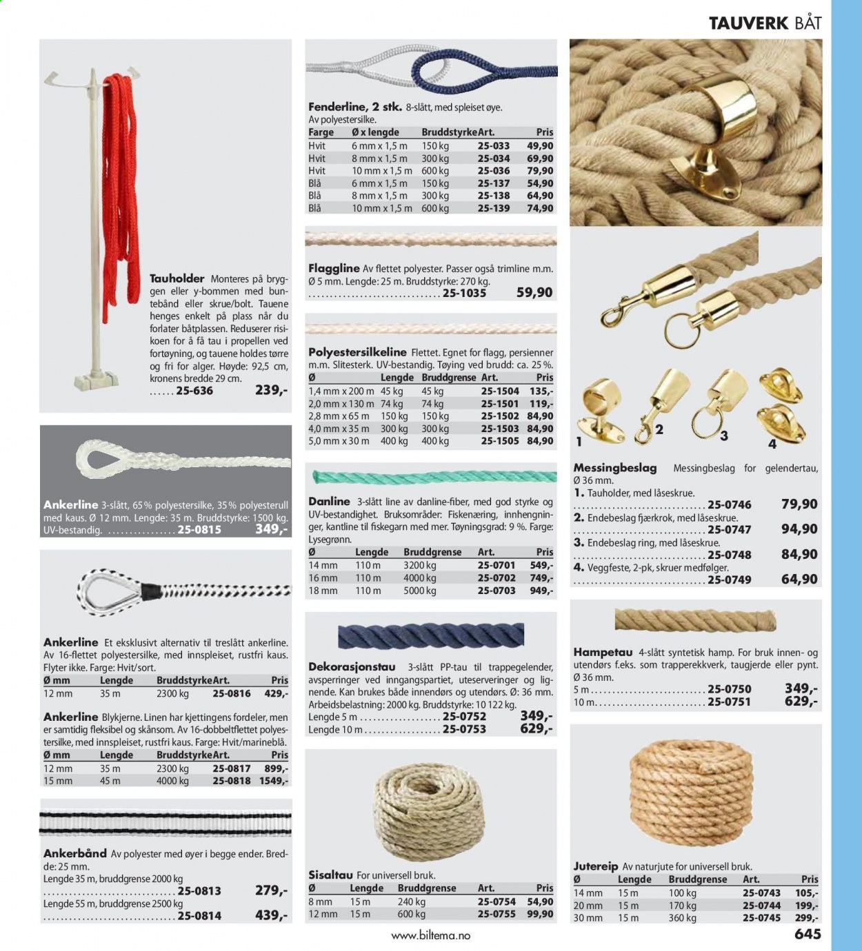 thumbnail - Kundeavis Biltema - Produkter fra tilbudsaviser - skruer. Side 645.